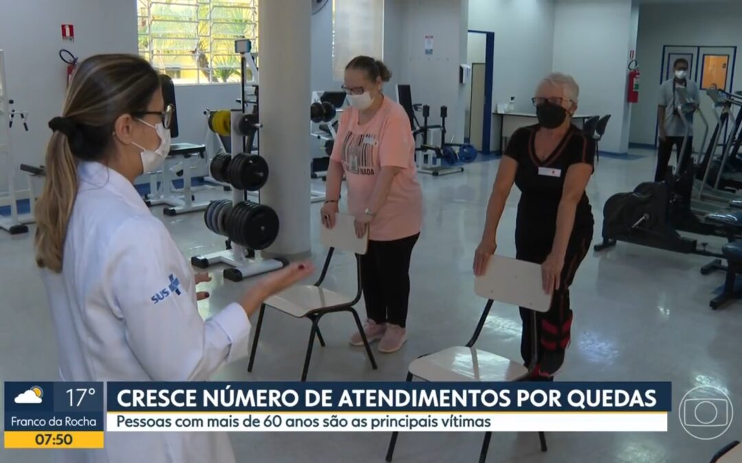 CRI Norte é destaque na TV Globo sobre prevenção de quedas em idosos
