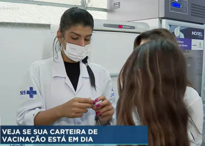 Dona Mariquinha Sciáscia na TV Record: Exemplo na Campanha contra a COVID-19