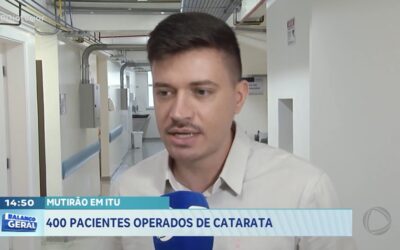 Hospital Municipal de Itu é destaque na TV Record por mutirão de catarata