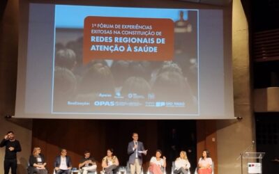 AME CRI Norte participa do 1º Fórum de Experiências Exitosas na Constituição de Redes Regionais de Atenção à Saúde