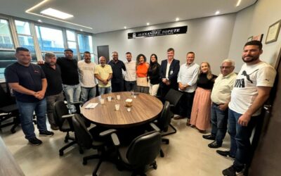 Equipe do Hospital Municipal de Cubatão se reúne com novo prefeito e vereadores