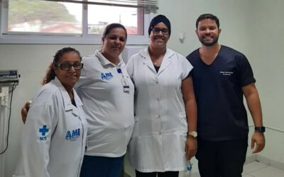 AME de Promissão realiza vacinação coletiva contra a gripe em parceria com a Secretaria Municipal de Saúde