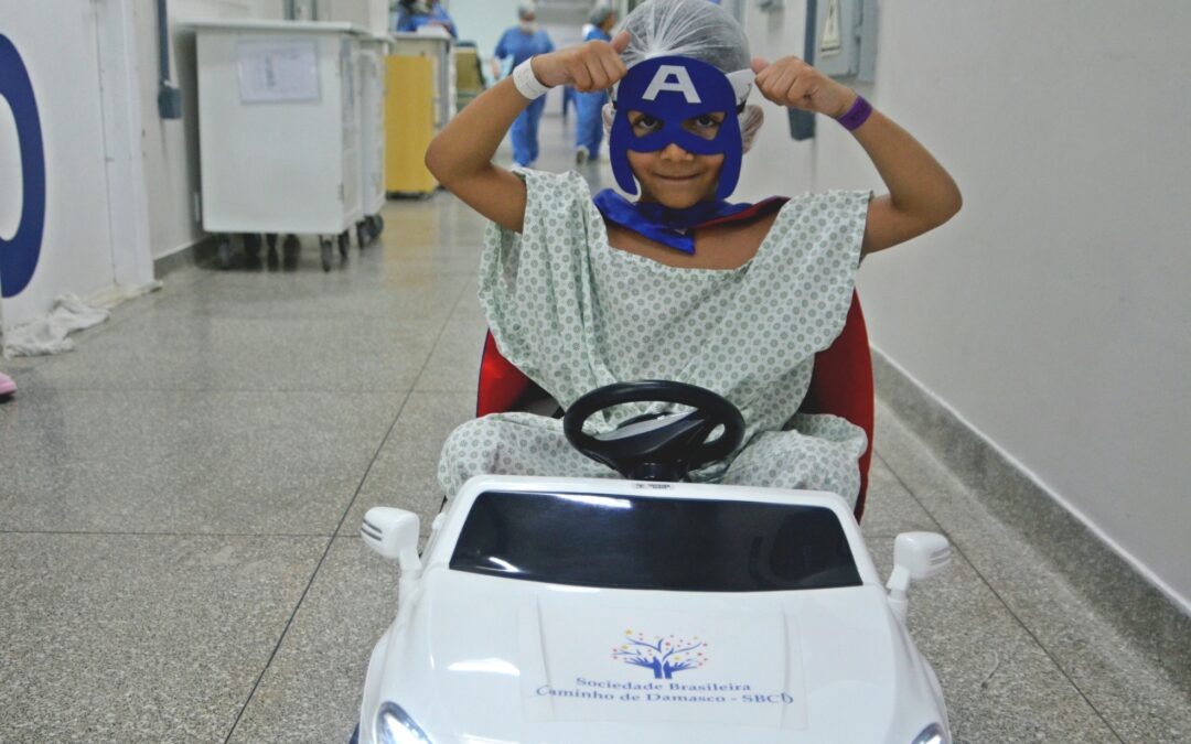 HMC humaniza trajeto de crianças ao Centro Cirúrgico