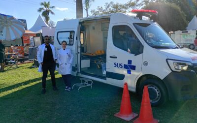 SBCD oferece saúde na Festa das Cerejeiras 2025, em Garça