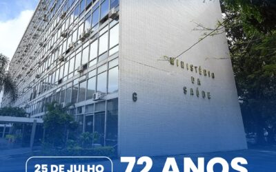 25 de julho marca aniversário do Ministério da Saúde