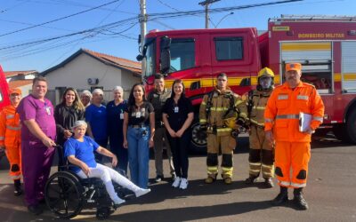 Treinamento fortalece brigada de incêndios no Hospital do Povo