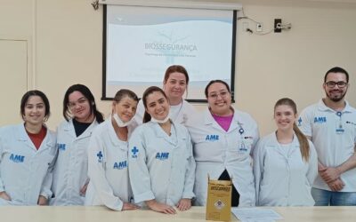 AME Andradina promove treinamento de Biossegurança e Prevenção de Acidentes