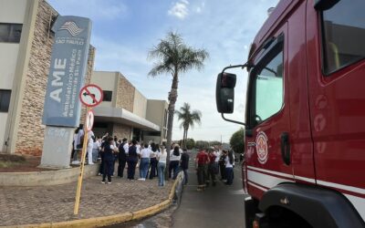 Treinamento reforça preparo do AME Andradina para situações de emergência
