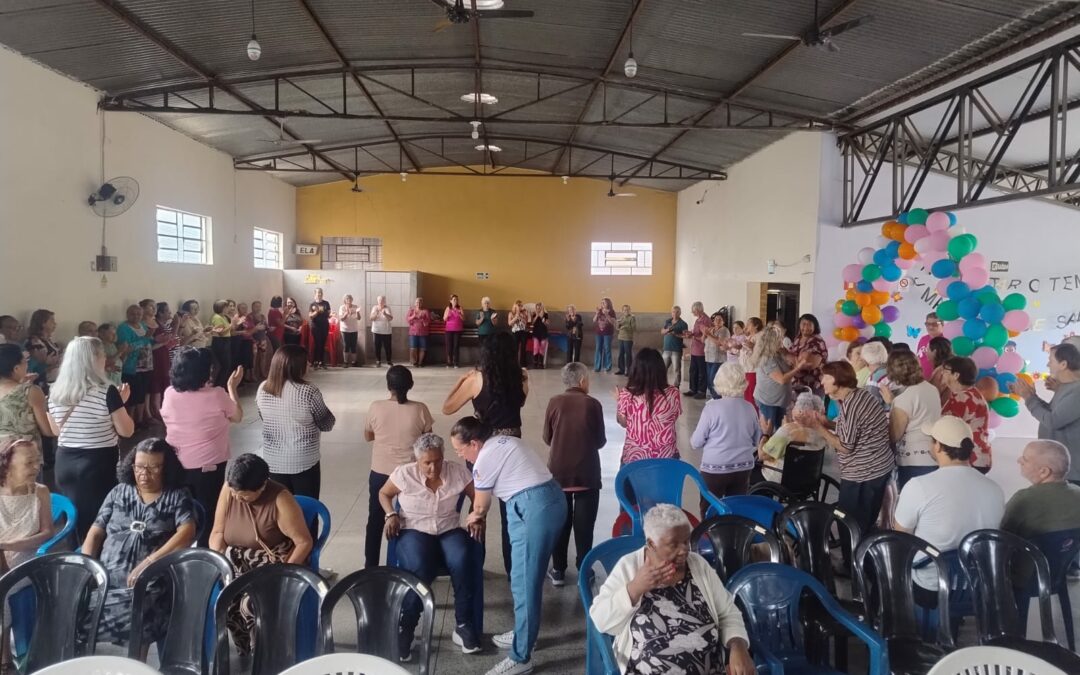 Celebração do Dia do Idoso mobiliza rede de saúde de Garça com atividades voltadas ao bem-estar e qualidade de vida