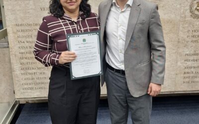 Profissional do AME CRI Norte é homenageada na Câmara Municipal de São Paulo