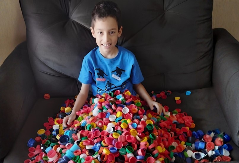 Tampinhas que viram esperança