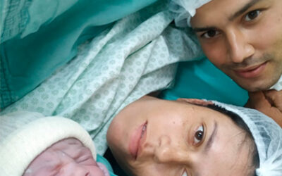 Anthony marca o primeiro nascimento do Hospital do Povo em Iturama (MG)