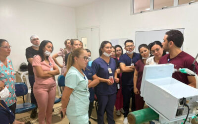 Hospital Regional Justino Luz promove capacitação sobre ventilação mecânica aos colaboradores