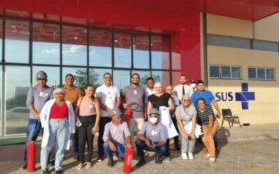 Novo Hospital Regional de Picos promove treinamento de prevenção e combate a incêndio