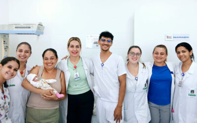 Recém-nascida em Cubatão recebe pela primeira vez imunizante Nirsevimabe