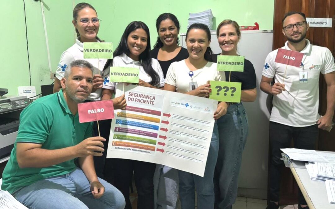 Hospital Regional Senador José Cândido Ferraz promove atividade aos colaboradores referente às Metas Internacionais de Segurança do Paciente