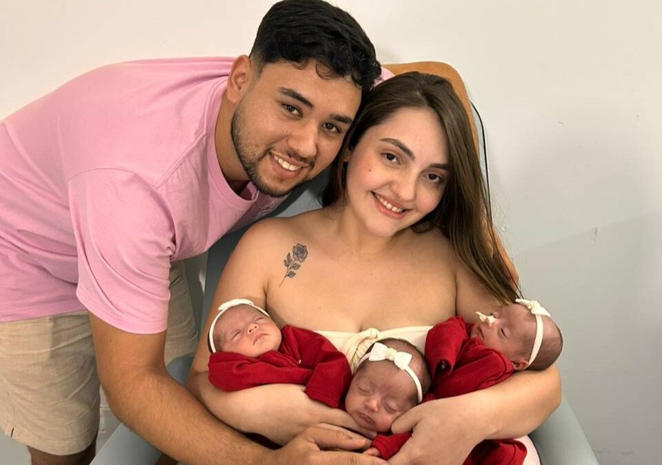 Hospital Municipal de Cubatão registra nascimento de trigêmeas