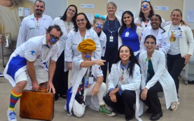 Projeto “Rumo ao Riso” visita Hospital Municipal de Cubatão