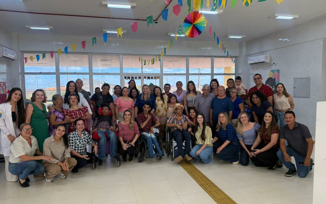 Arraiá do CER II de São João do Piauí leva alegria e integração aos pacientes em reabilitação