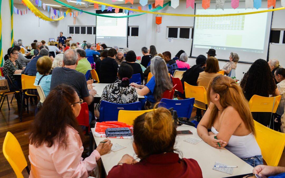 Bingo celebra o Dia dos Avós no AME CRI Norte