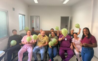 Equipe do Hospital do Povo de Iturama promove ações relacionadas às Campanhas Julho Amarelo e Julho Verde