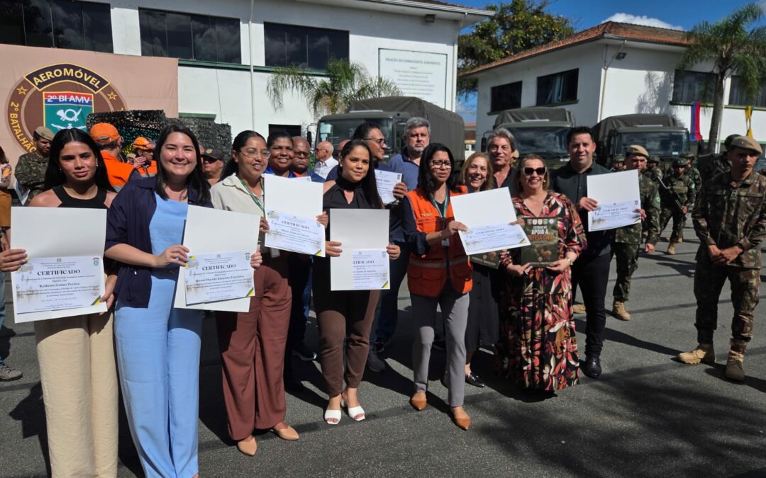 USF Pilões participa de estágio de apoio à Defesa Civil e fortalece preparação para situações de emergência