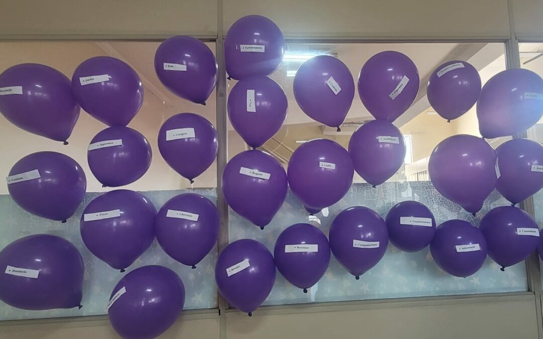 Grupo de Mulheres do CAPS Adulto Jaçanã promoveu ação de conscientização durante o Agosto Lilás