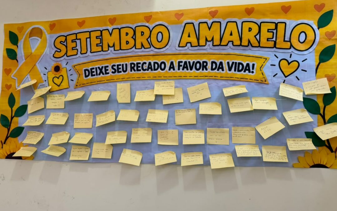 AME Promissão promove ação de Setembro Amarelo com foco em saúde mental e valorização da vida