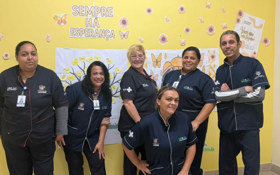 UPA Dr. Thelmo promove ação de valorização da vida durante o Setembro Amarelo