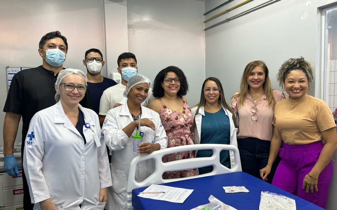 Hospital do Mocambinho realiza treinamento sobre coleta de secreção traqueal