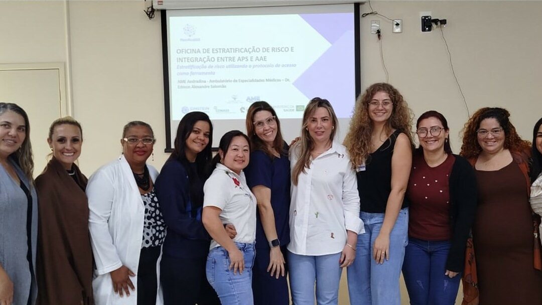 AME Andradina reúne profissionais da rede em oficina do PlanificaSUS